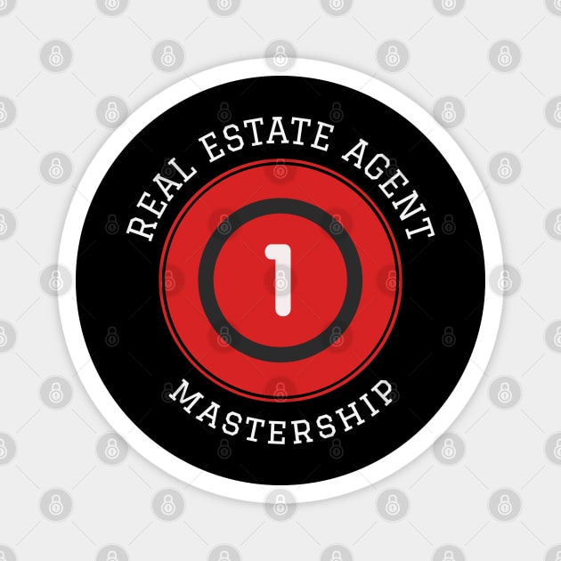 Real Estate Agent Mastership Magnet by REG